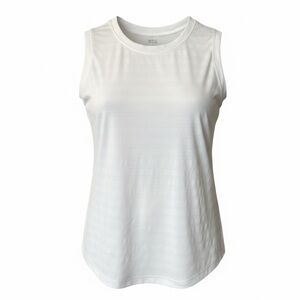 DSG White Crewneck Performance seamless Tank medium
